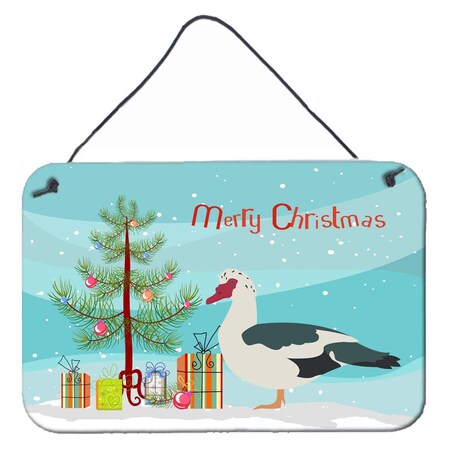 Carolines Treasures Muscovy Duck Christmas Wall or Door Hanging Prints BB9231DS812
